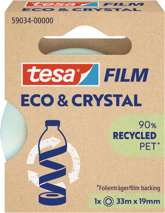 TESA Tesafilm eco&crystal 33mx19mm 59034-00000 Klebeband 1 Stück Idealshop