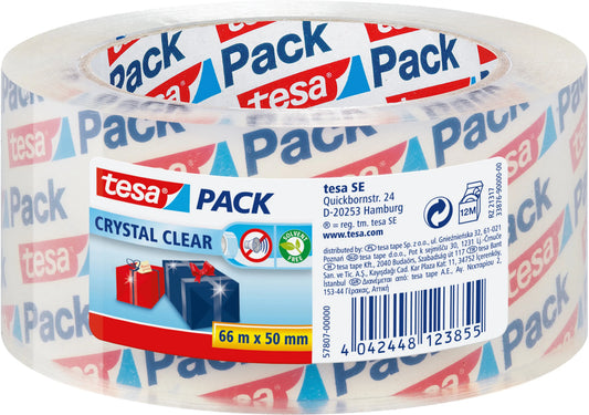 TESA Verpackungsband 50mm×66m 578070000 transparent Idealshop