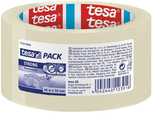 TESA Verpackungsband 50mmx66m 571670000 transparent Idealshop