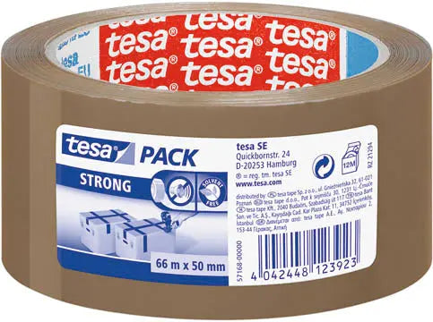 TESA Verpackungsband 50mmx66m 571680000 braun Idealshop