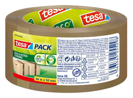 TESA Verpackungsband 50mmx66m 582990000000 Eco&Ultra Strong braun Idealshop