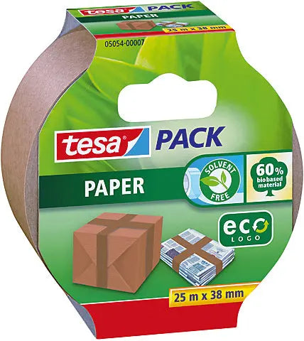 TESA Verpackungsband Eco 38mmx25m 505400007 braun Idealshop