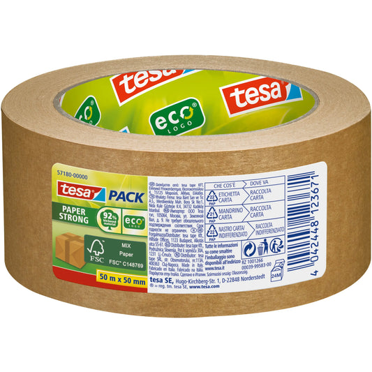 TESA Verpackungsband Eco 50mmx50m 571800000 braun Idealshop