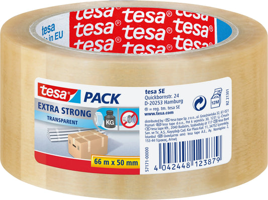 TESA Verpackungsband Extra 50mmx66m 571710000 transparent Idealshop