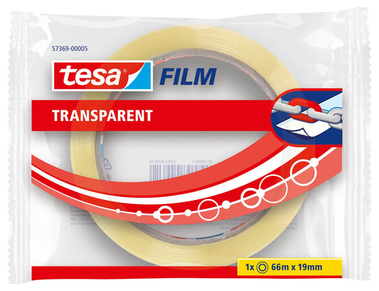 TESA tesafilm Flowpack 66mx19mm 573690000 transparent 1 Rolle Idealshop