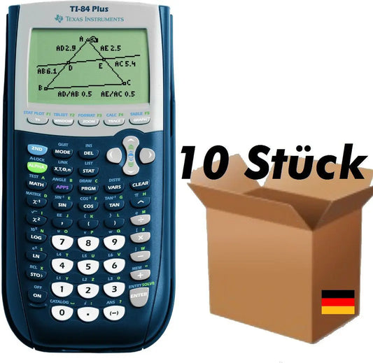 TEXAS INSTRUMENTS Grafikrechner 84+ TP GER DE, 10 Stück Idealshop