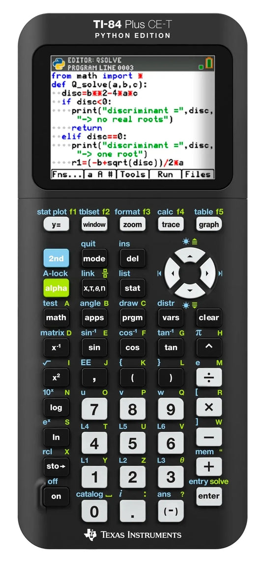 TEXAS INSTRUMENTS Grafikrechner DE/FR/EN TI-84 Plus CE-T PE Python Edition Idealshop
