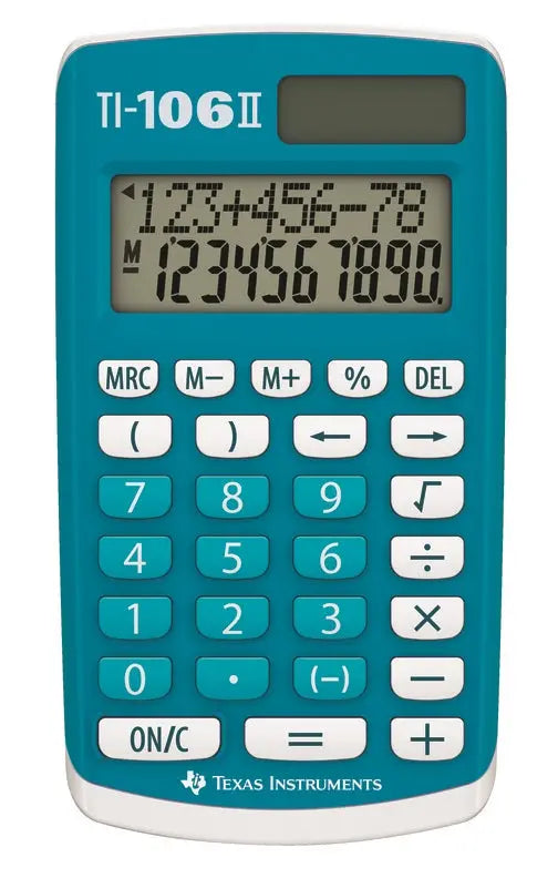 TEXAS INSTRUMENTS Schulrechner TI-106 II 10-stellig blau/weiss Idealshop