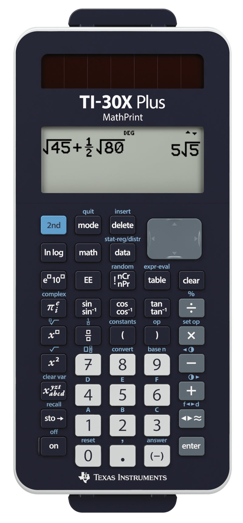 TEXAS     Plus MathPrint Schulrechner