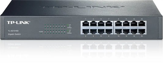 TP-LINK 16-Port-Gigabit-Switch TLSG1016D 10/100/1000 Mbit/s Idealshop