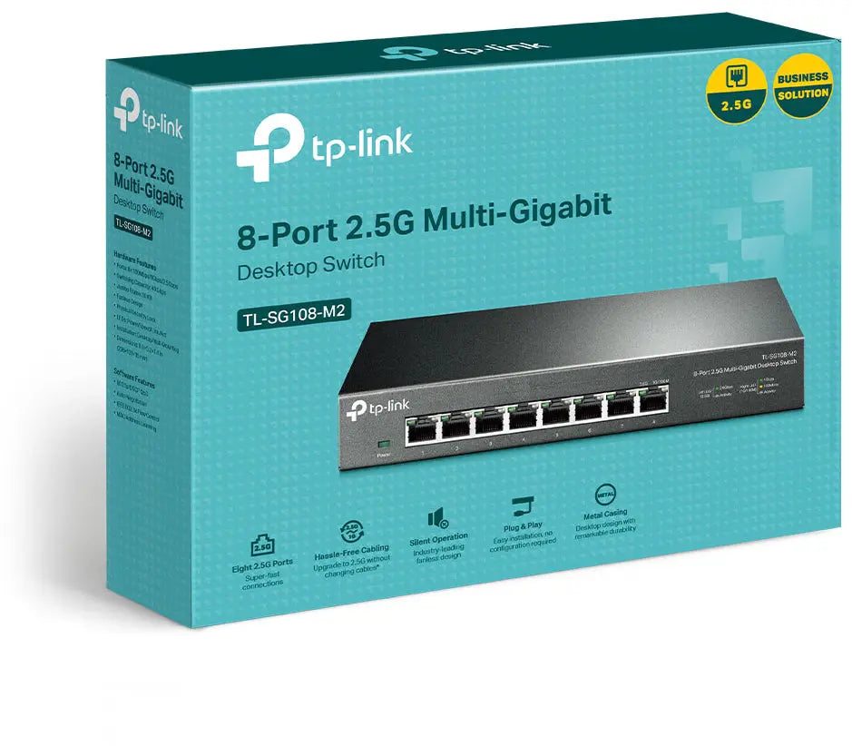 TP-LINK 2.5G Multi-GB Switch TL-SG108-M2 8-Port Idealshop