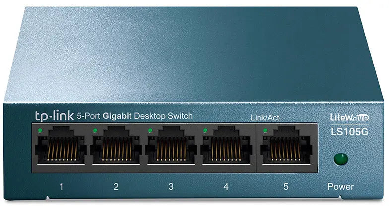 TP-LINK 5-Port Gigabit Desktop Switch TL-SG105S Desktop Steel Case Idealshop