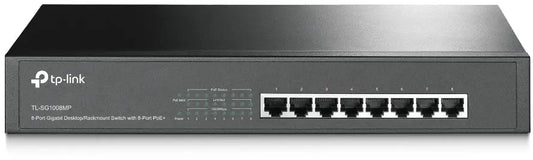 TP-LINK 8-Port Desktop/Rackmount TL-SG1008MP Switch with 8-Port PoE Idealshop