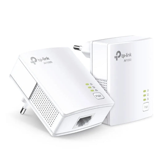 TP-LINK AV1000 GB PassT. Powerline TL-PA7017P KIT(CH) 1000 Mbps Starter Kit Idealshop