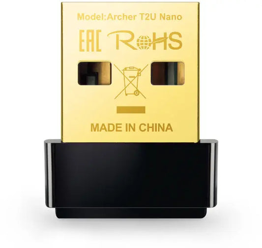 TP-LINK Archer T2U Nano AC600 Mbps Archer T2U N Wi-Fi USB Adap. Idealshop