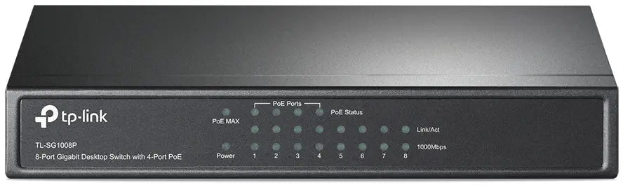 TP-LINK Gigabit Desktop PoE Switch TLSG1008P 8x 10/100/1000 Idealshop
