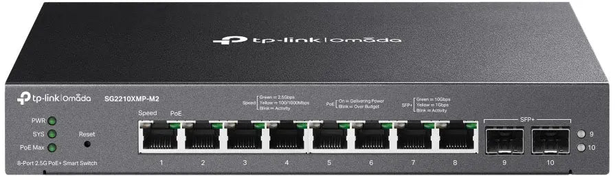 TP-LINK Omada 8-Port 2.5GBASE-T SG2210XMP-M2 Omada Idealshop