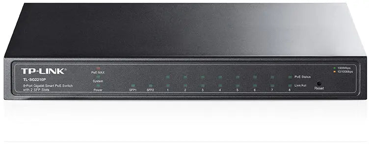 TP-LINK SG2210P SG2210P JS 8Port GB Sma. PoE+ 2GB SFP Idealshop