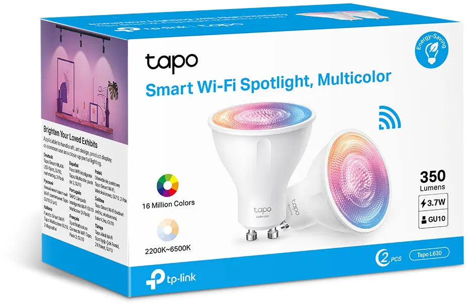 TP-LINK Smart WiFi Spotlight Dimmable Tapo L630(2-pack) TapoL630(2-pack) Idealshop