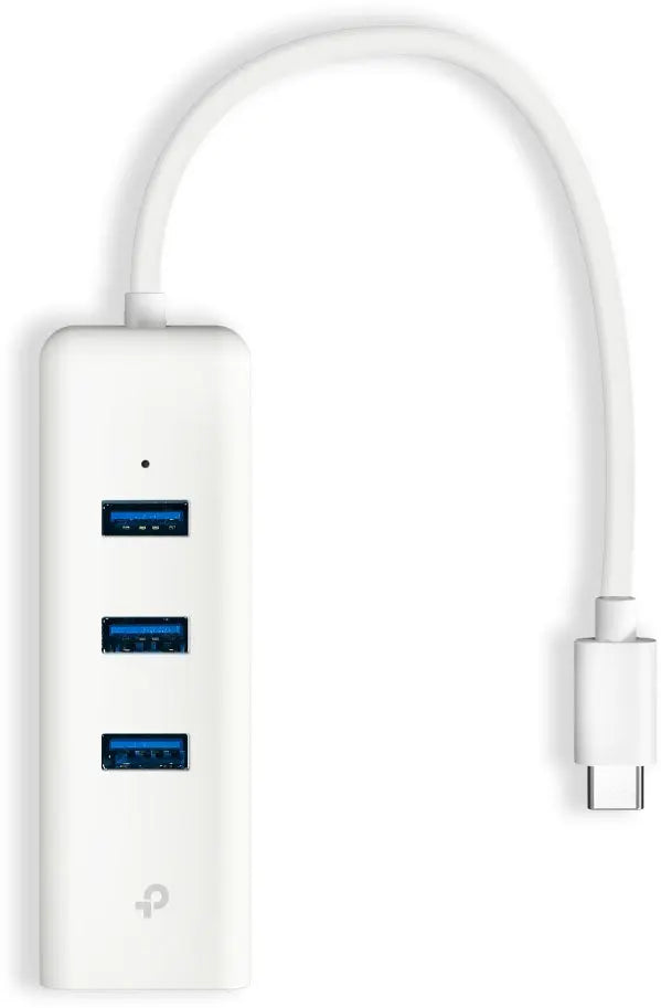 TP-LINK USB-C to GBE Network Adapter UE330C with 3-Port USB-A Hub Idealshop