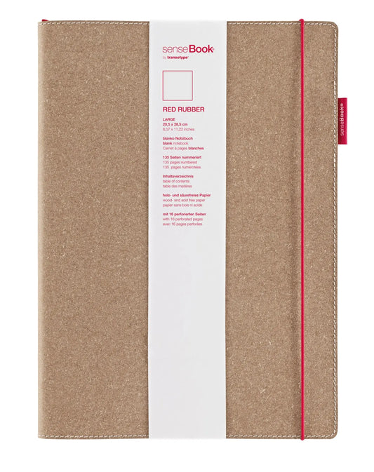 TRANSOTYP senseBook RED RUBBER        A4 Idealshop