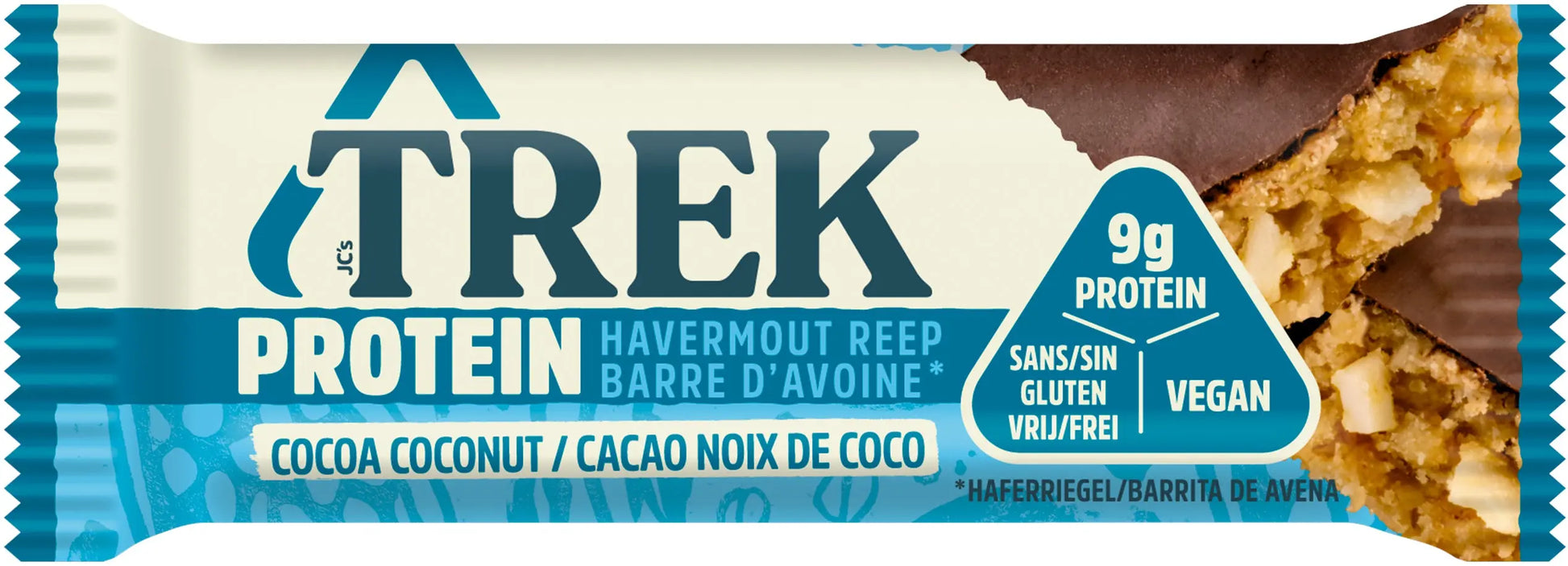 TREK Protein Haferriegel 85525 16 Stk. Cocoa Coconut Idealshop
