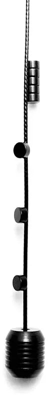 TRENDFORM Fotoleine STEELY DAN BLACK TF1150 8 Magnete, 150cm Idealshop