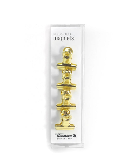 TRENDFORM Magnet-Clip MINI-GRAFFA TF3672 4er Set messing Idealshop