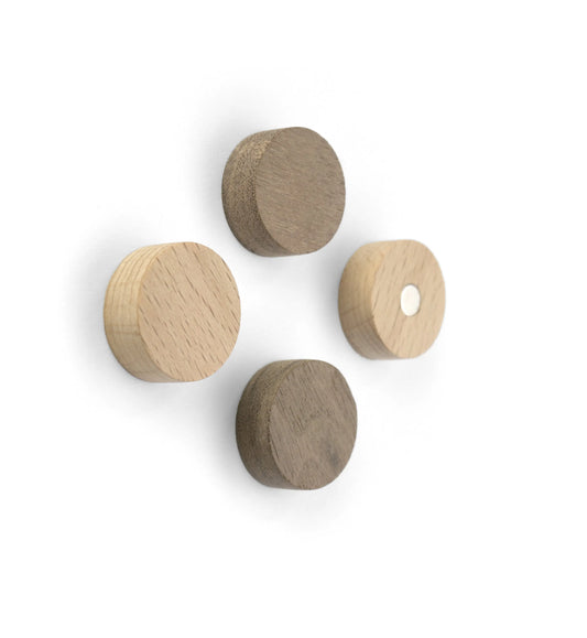 TRENDFORM Magnete WOOD ROUND FA3141 4er Set, Holz Idealshop