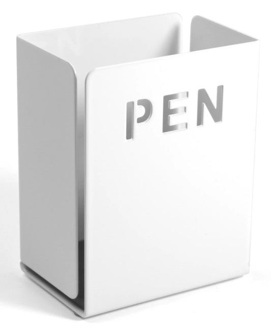 TRENDFORM Stifteköcher PEN GK3610 Metall 8x10x5cm weiss Idealshop