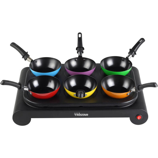 TRISTAR Wok-Set, 6 Personen BP-2827 1000 W Idealshop