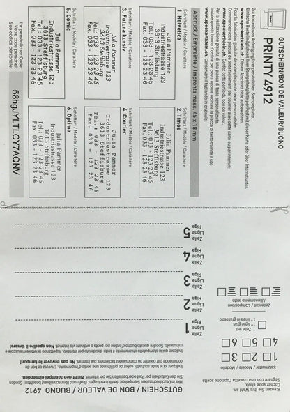 TRODAT    Ersatzgutscheine Idealshop