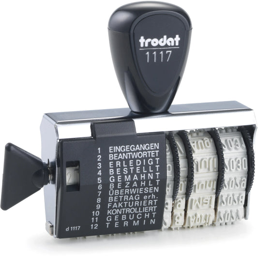 TRODAT Mehrtextstempel 1117DB 12 Texte D Idealshop