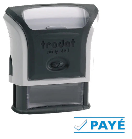 TRODAT Stempel PAYE 4911 blau Idealshop