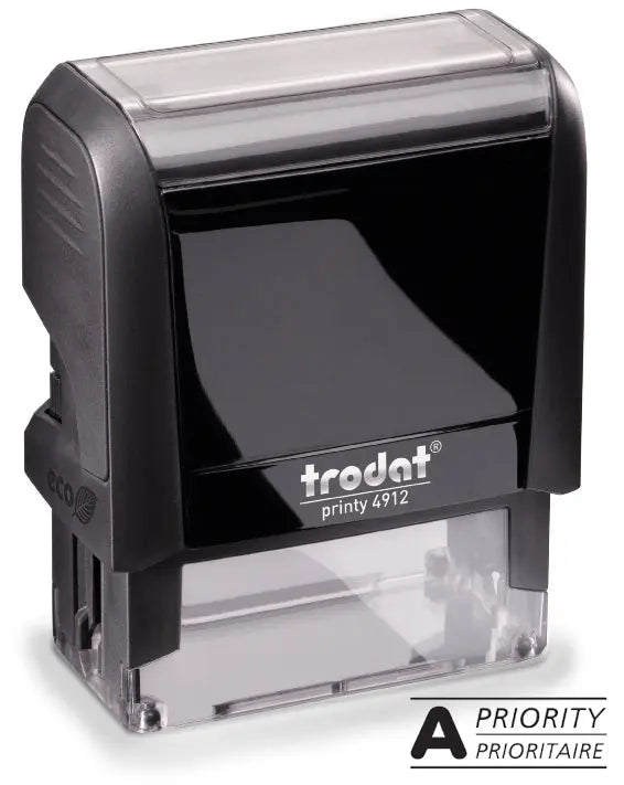 TRODAT Stempel Prioritaire 4912APRIO schwarz 47x18mm Idealshop