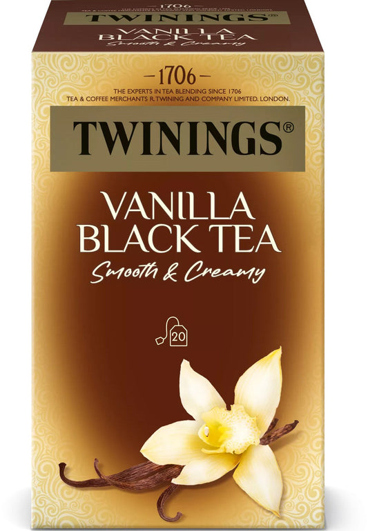 TWININGS Vanilla Black 100018061 Beutel 2g, 20 Stk. Idealshop