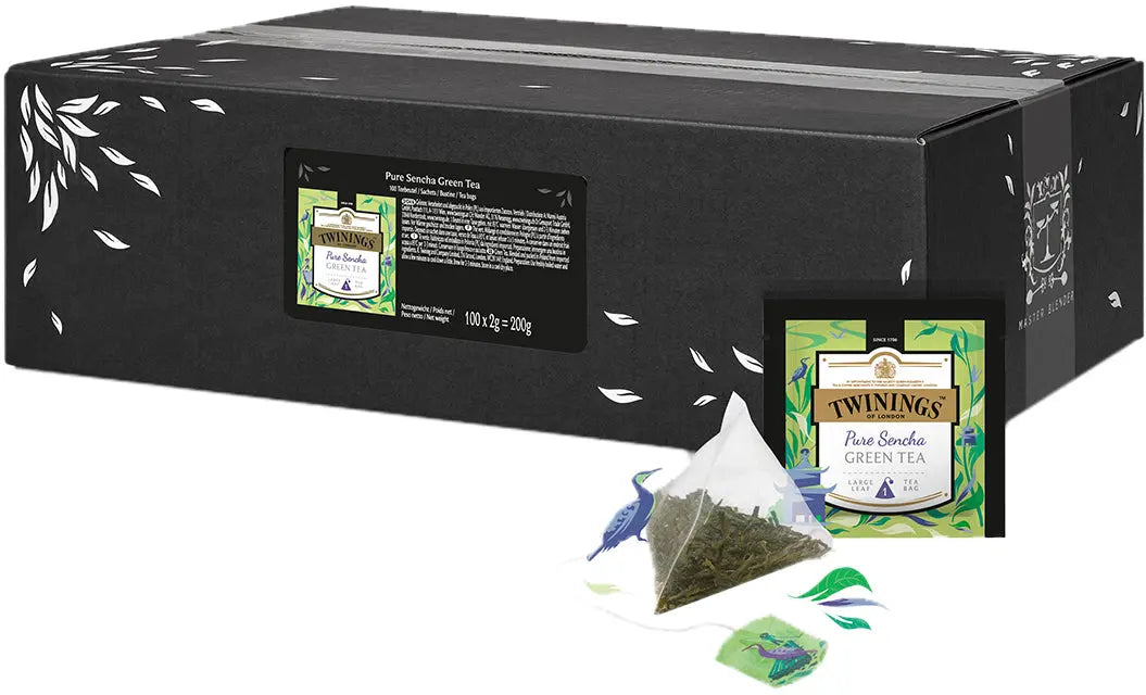 TWININGS Pure Sencha Green Tea 100015077 Pyramide 2g, 100 Stk. Idealshop