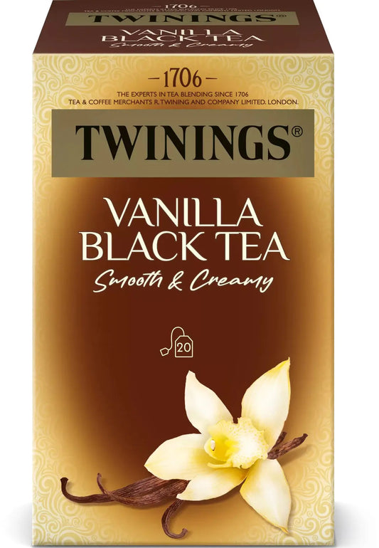TWININGS Vanilla Black 100018061 Beutel 2g, 20 Stk. Idealshop