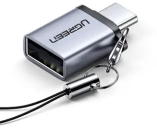 UGREEN Adapter Type C to USB 50283 3.0 A,Lanyard ,Gray Idealshop