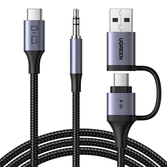 UGREEN Audio Adapter 2-in-1 45009 2xUSB-C, USB-A, 3.5mm Idealshop