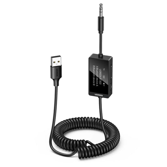 UGREEN Audio Receiver & Transmitter 45236 Bluetooth, Black Idealshop