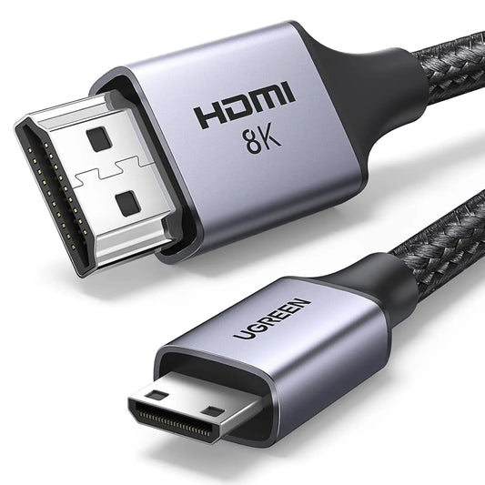 UGREEN Cable Mini HDMI to HDMI 8K 15515 2m,Black,BB Idealshop