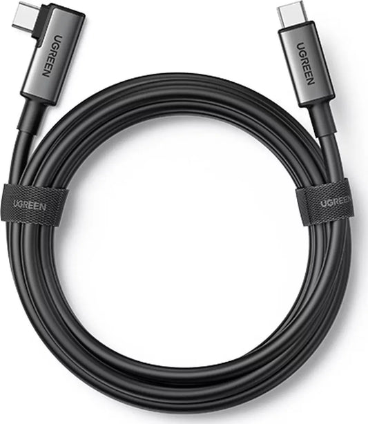 UGREEN Cable Right Angle 90629 BB 5m, USB-C to USB-C Link,Bl. BB Idealshop