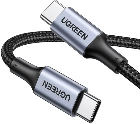 UGREEN Cable USB-C to USB-C 2.0 70428 100W,Alu Case,Braid 1.5m, Gr. Idealshop