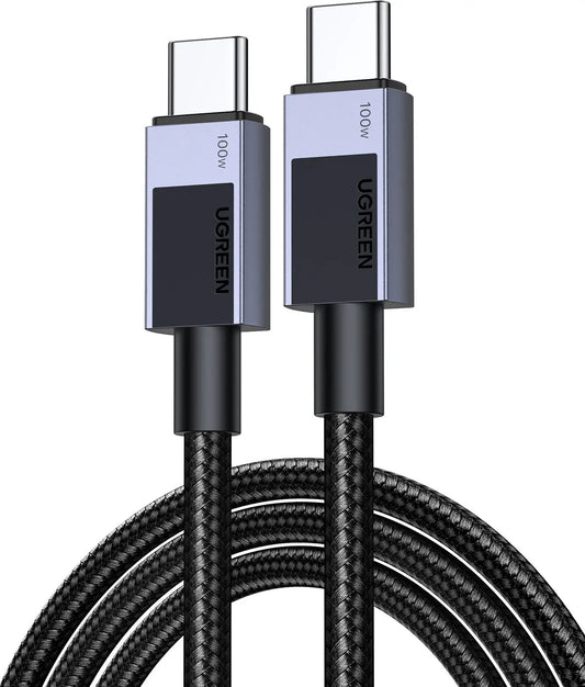 UGREEN Cable USB-C to USB-C, 100W 35985 PD,0.5m,Fast Charging,Gray Idealshop