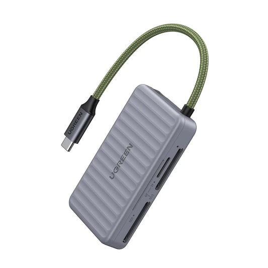 UGREEN Card Reader 55886 1xUSB-C,2xSD,1xTF, Grey (BB) Idealshop