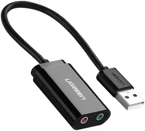 UGREEN External Sound Adapter 30724 USB 2.0,Black Idealshop