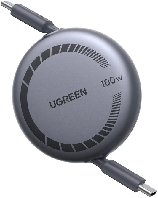UGREEN Fast Charging USB-CtoUSB-C 65905 Retractable Cable 100W,PD,1m Idealshop