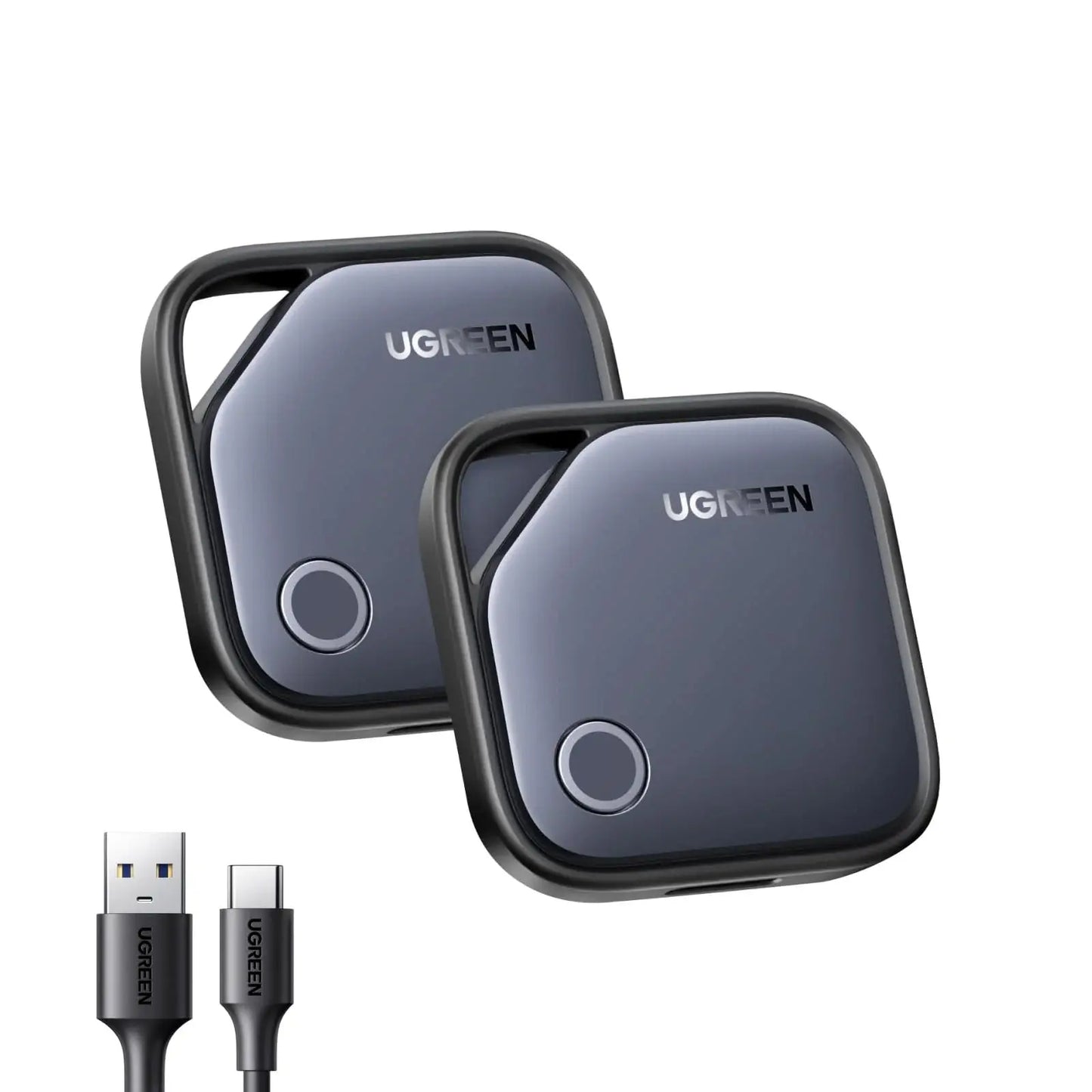 UGREEN Finder 2 Tracker Apple 75119A Find My,iOS,USB-C,Black Idealshop