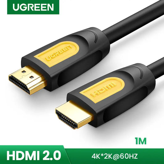 UGREEN HDMI 2.0 Cable 4K 10115 Male to Male, 1m, Black Idealshop